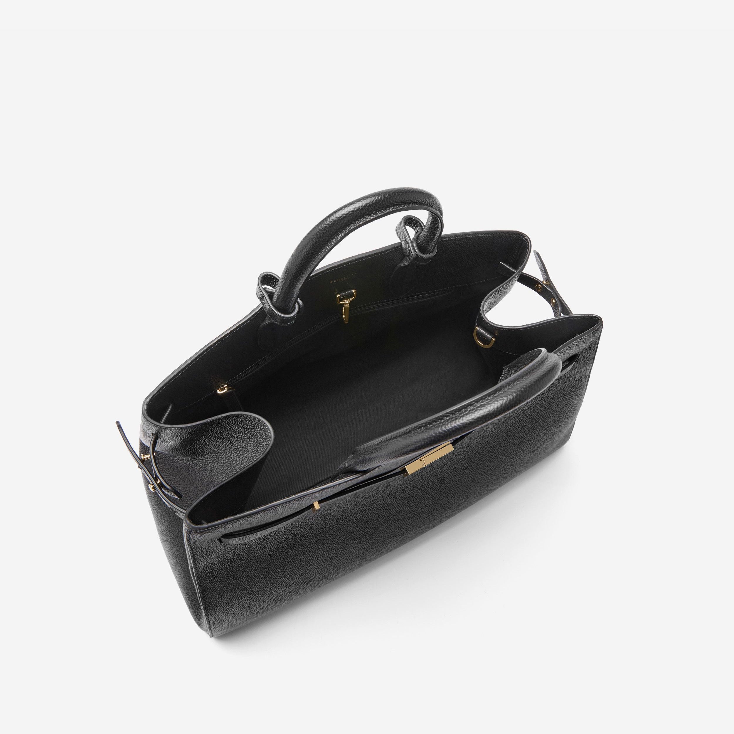 The Hudson - black small grain