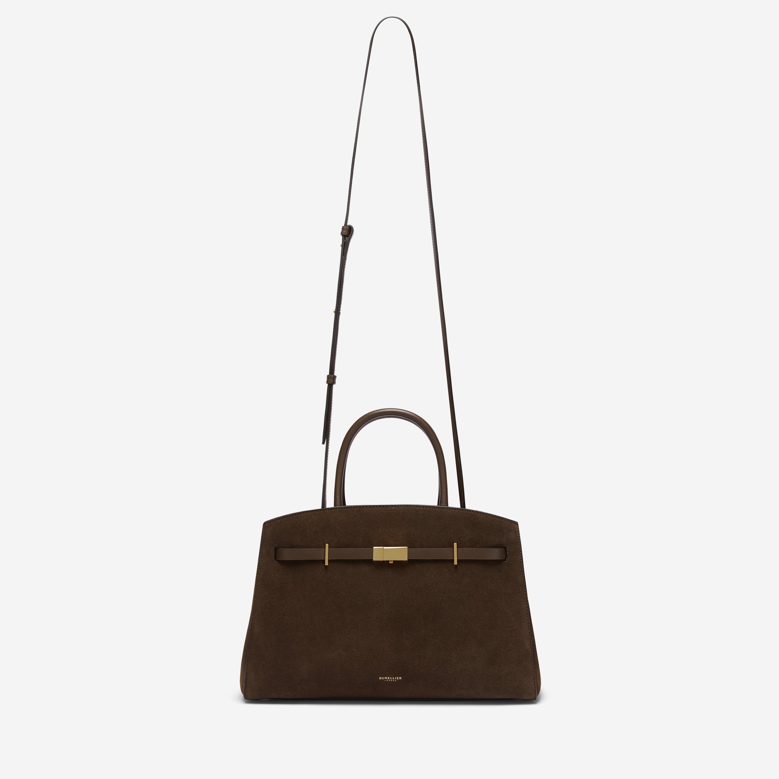 The Midi Hudson - mocha suede & mocha smooth