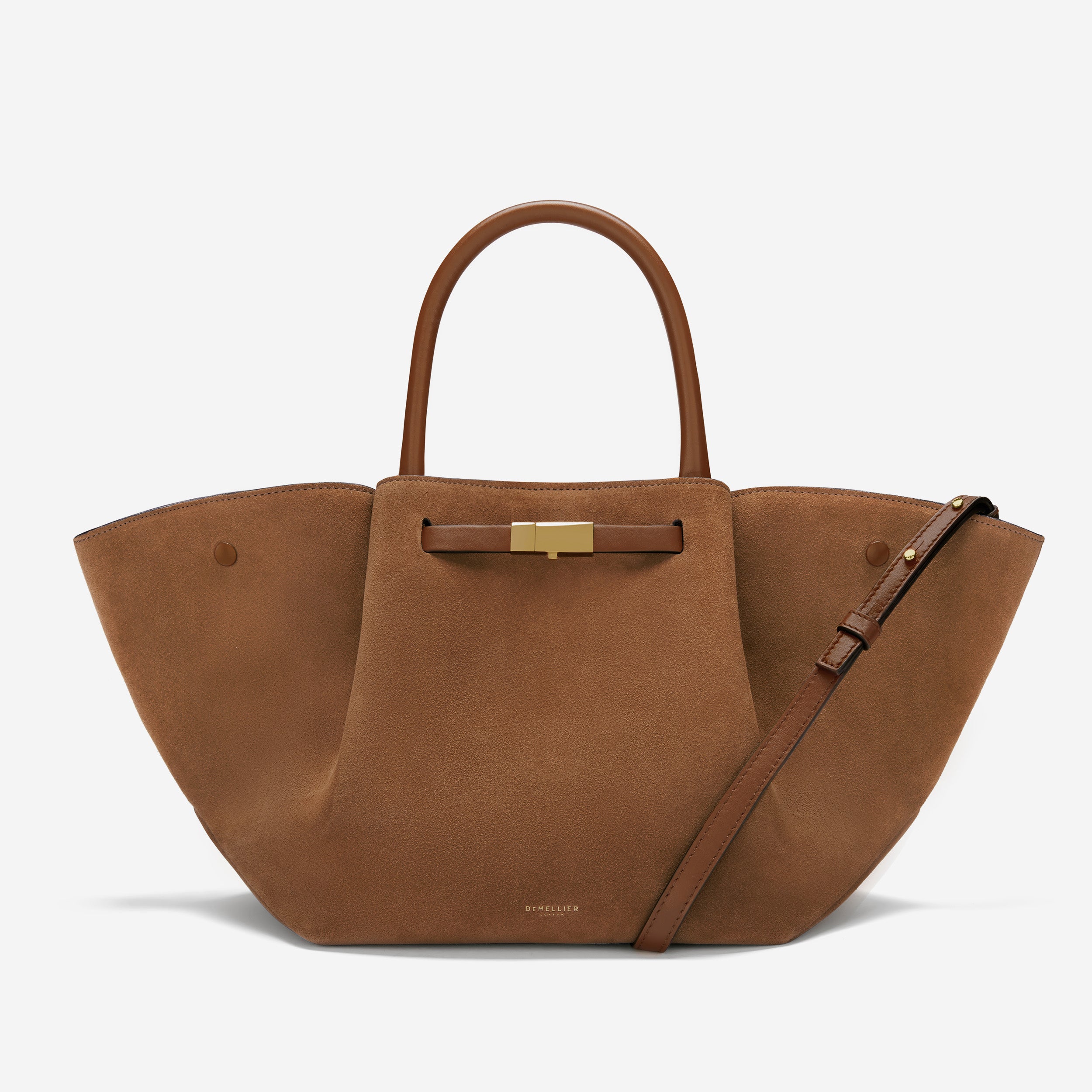 The Midi New York - deep tan suede & tan smooth