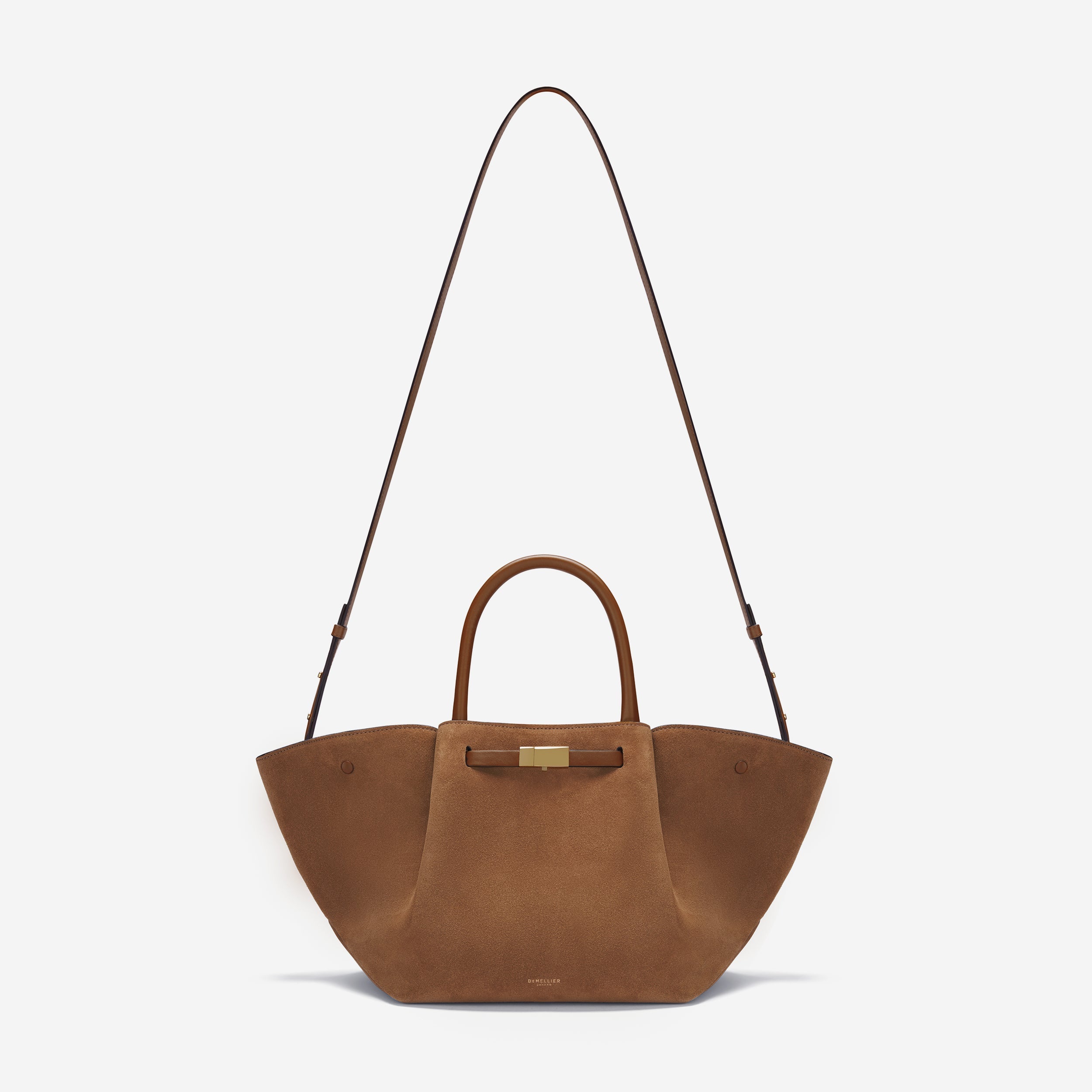 The Midi New York - deep tan suede & tan smooth