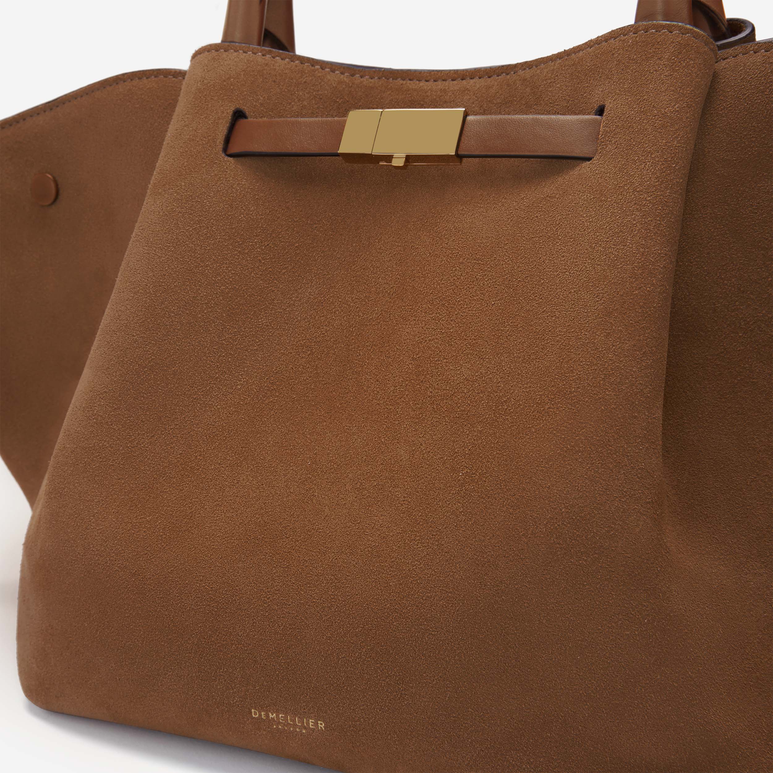 The Midi New York - deep tan suede & tan smooth