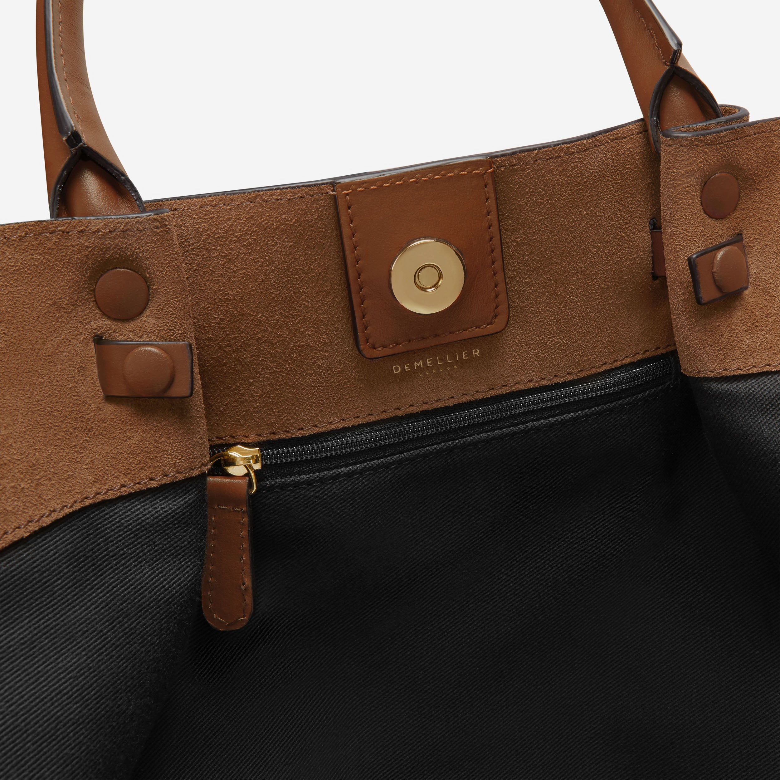 The Midi New York - deep tan suede & tan smooth