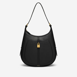 The Siena Hobo - black small grain