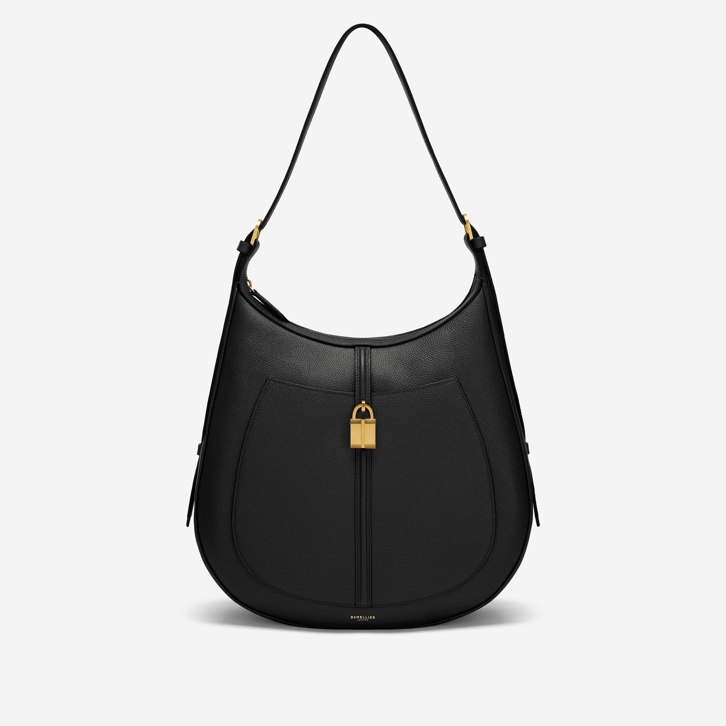 The Siena Hobo - black small grain