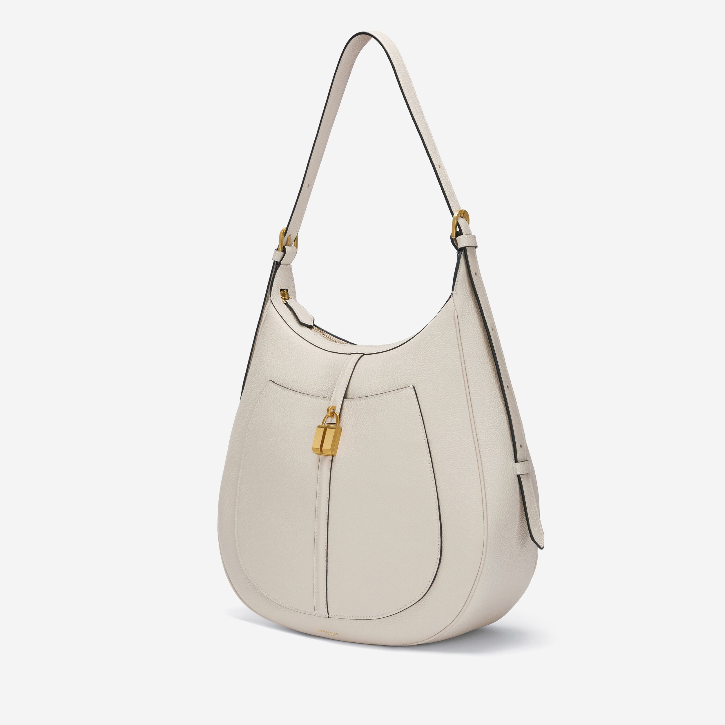 The Siena Hobo - off-white small grain