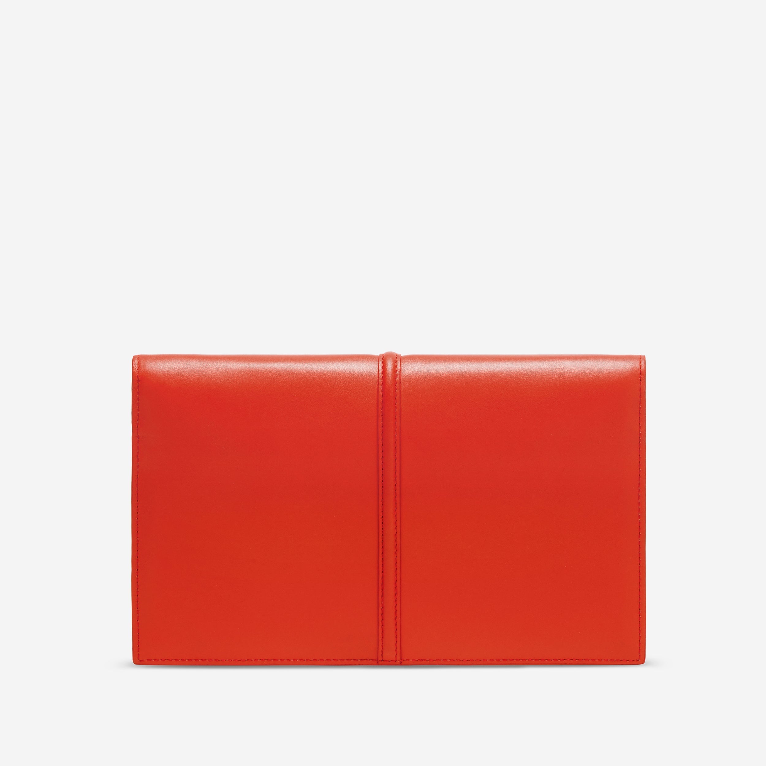 The Tokyo Clutch - poppy red smooth
