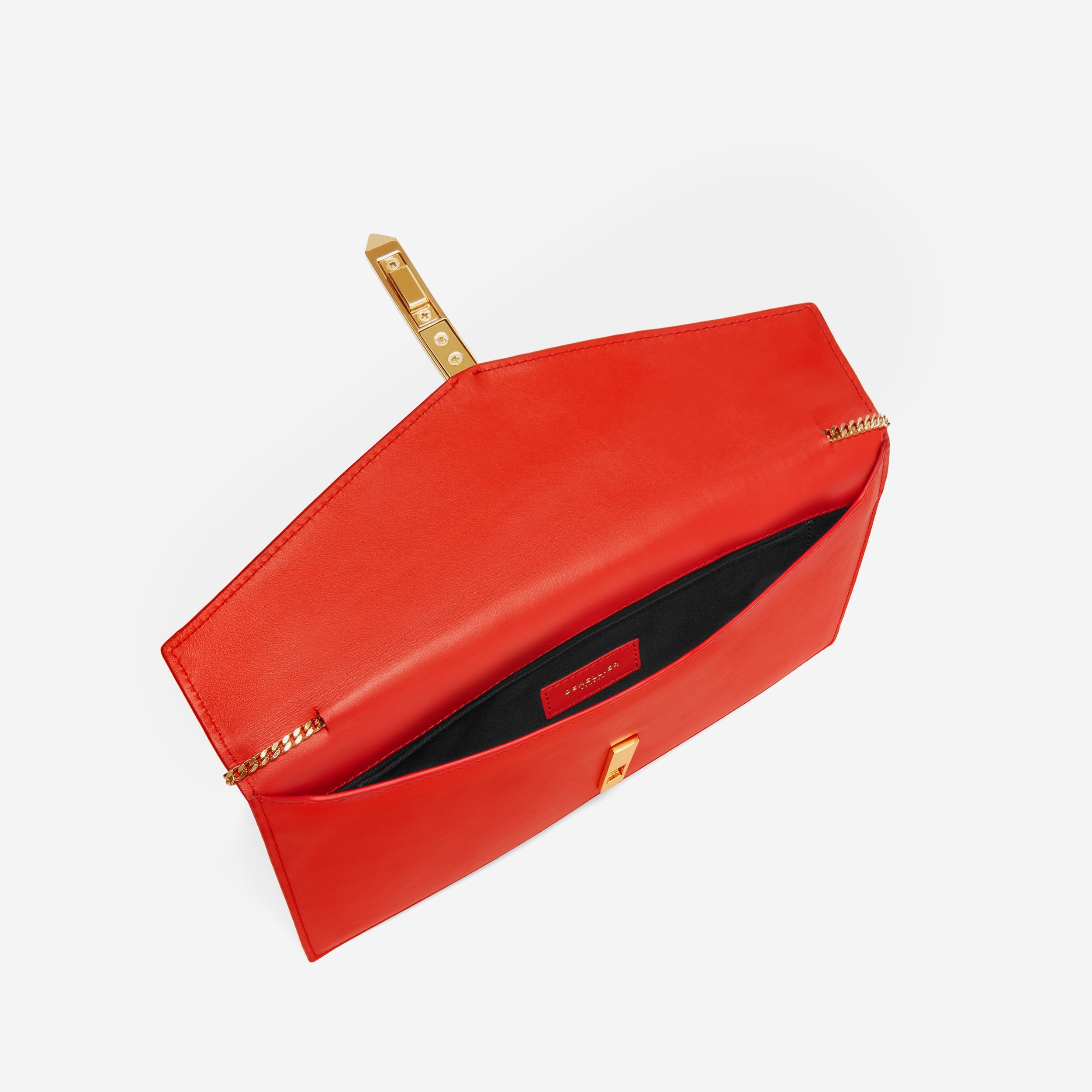 The Tokyo Clutch - poppy red smooth
