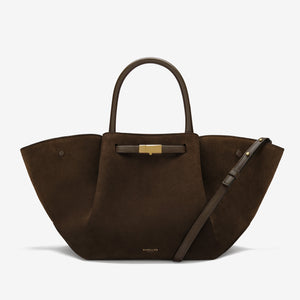 The Midi New York - mocha suede & mocha smooth