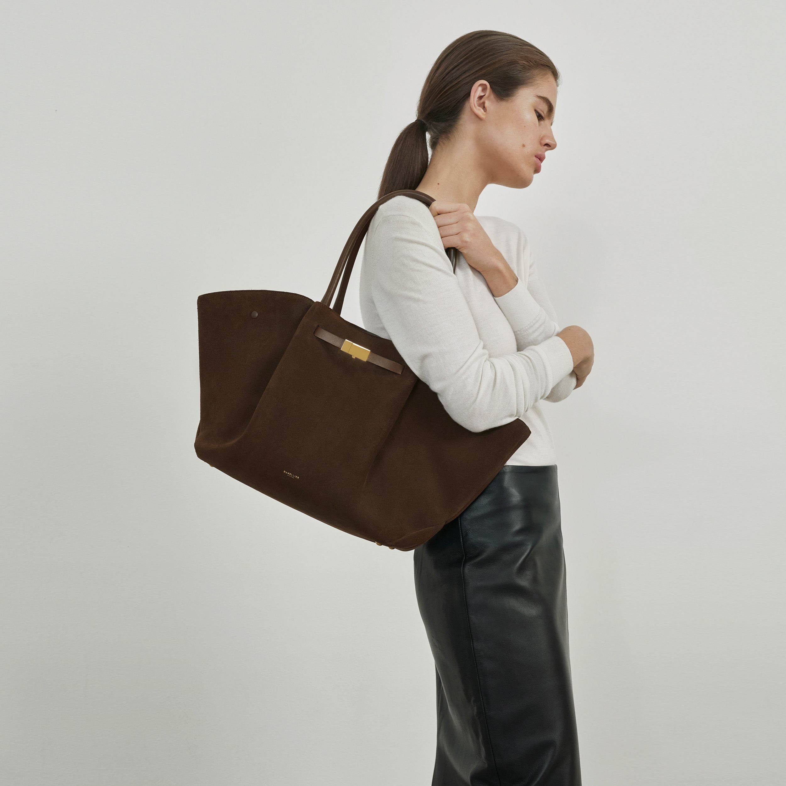 The New York - mocha suede & mocha smooth