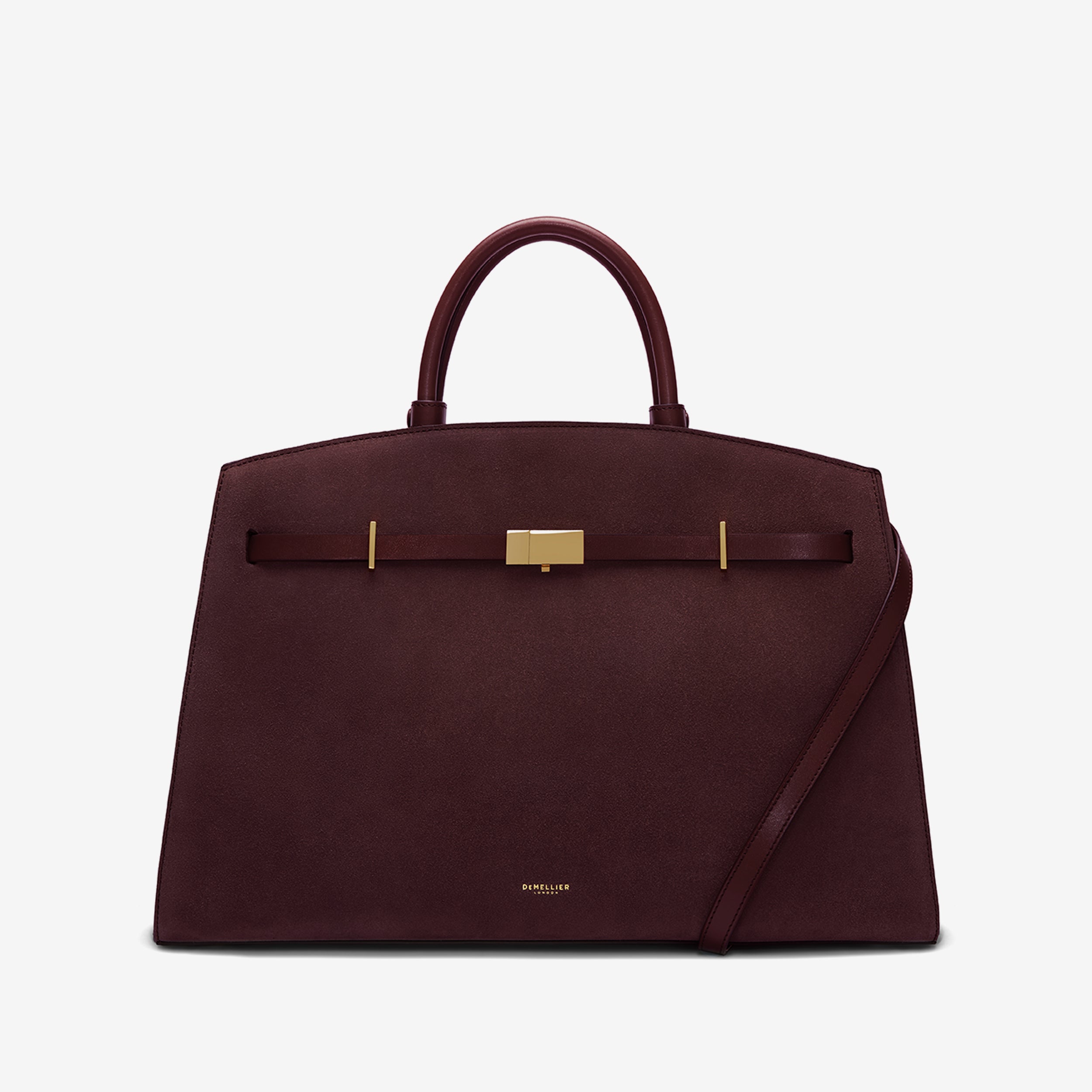 The Hudson - burgundy suede & burgundy smooth