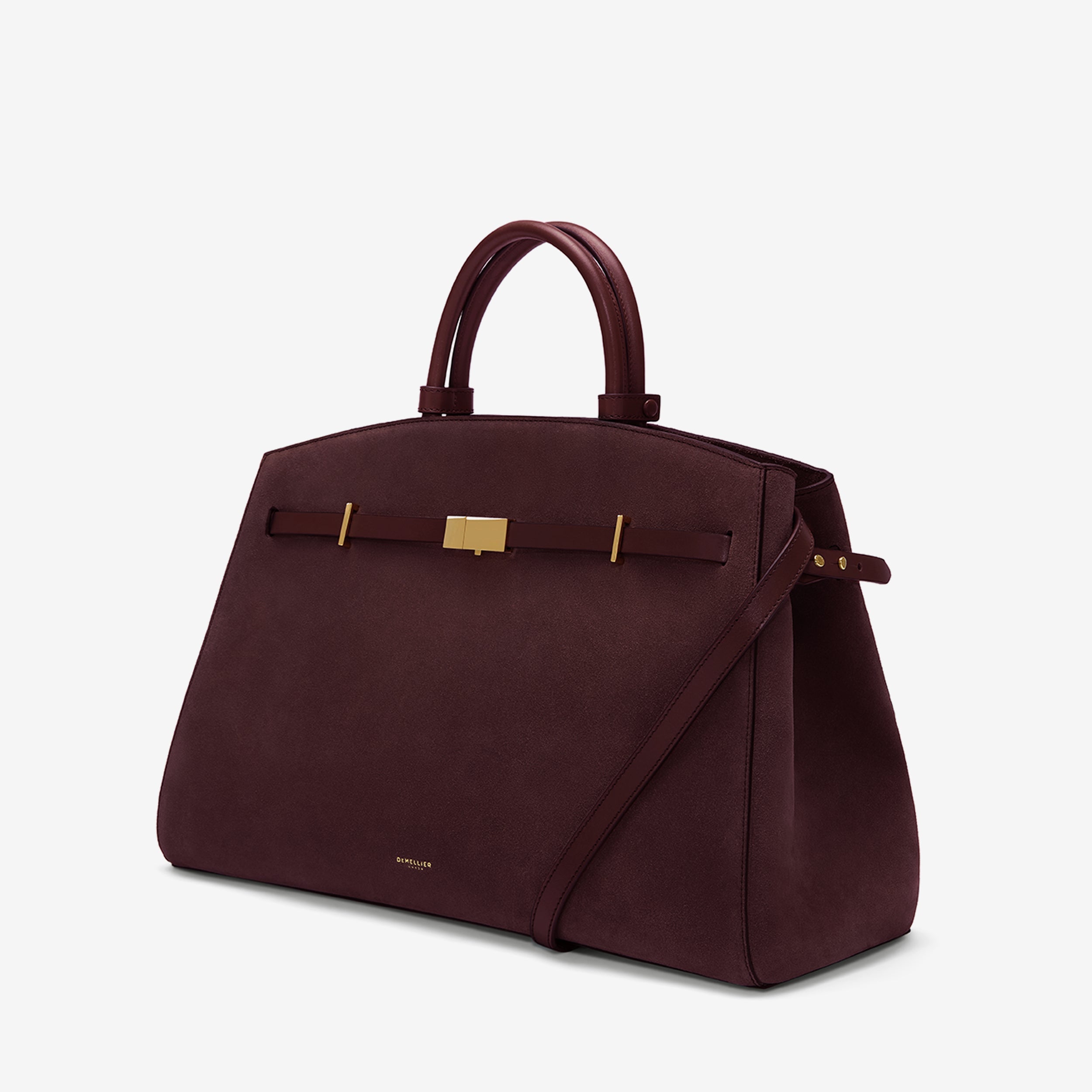 The Hudson - burgundy suede & burgundy smooth