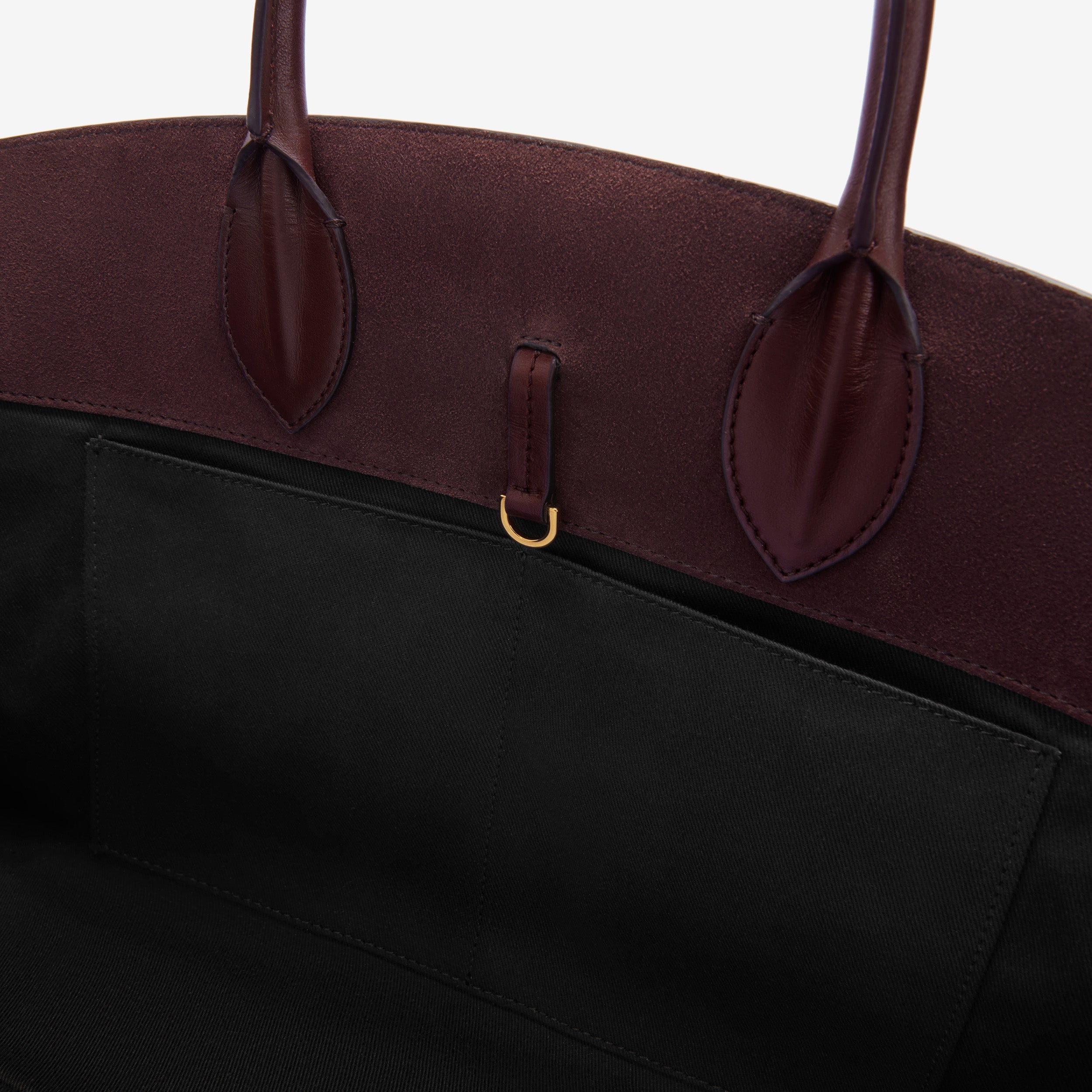 The Hudson - burgundy suede & burgundy smooth