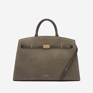 The Hudson - deep olive suede & deep olive smooth