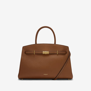 The Midi Hudson - tan small grain