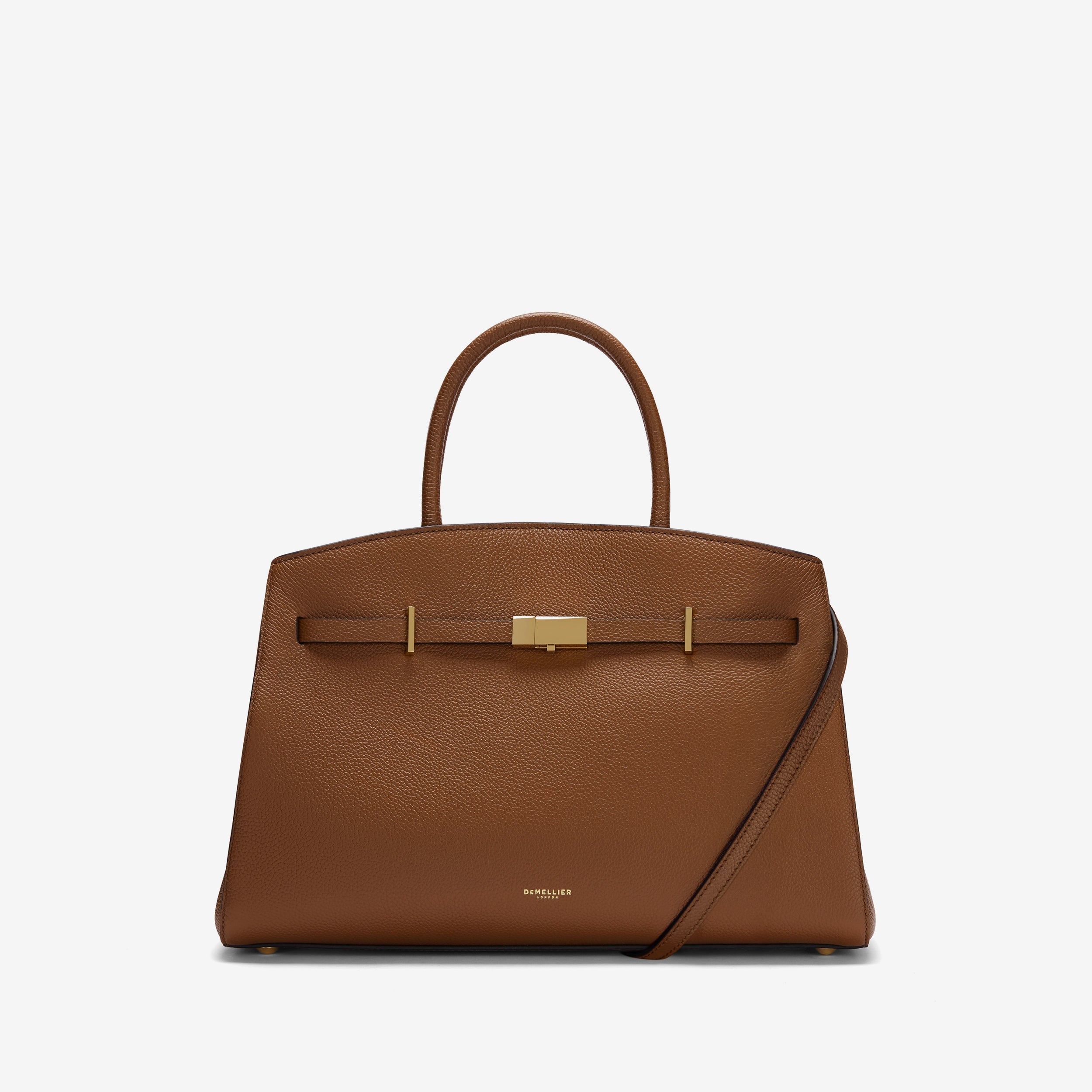 The Midi Hudson - tan small grain