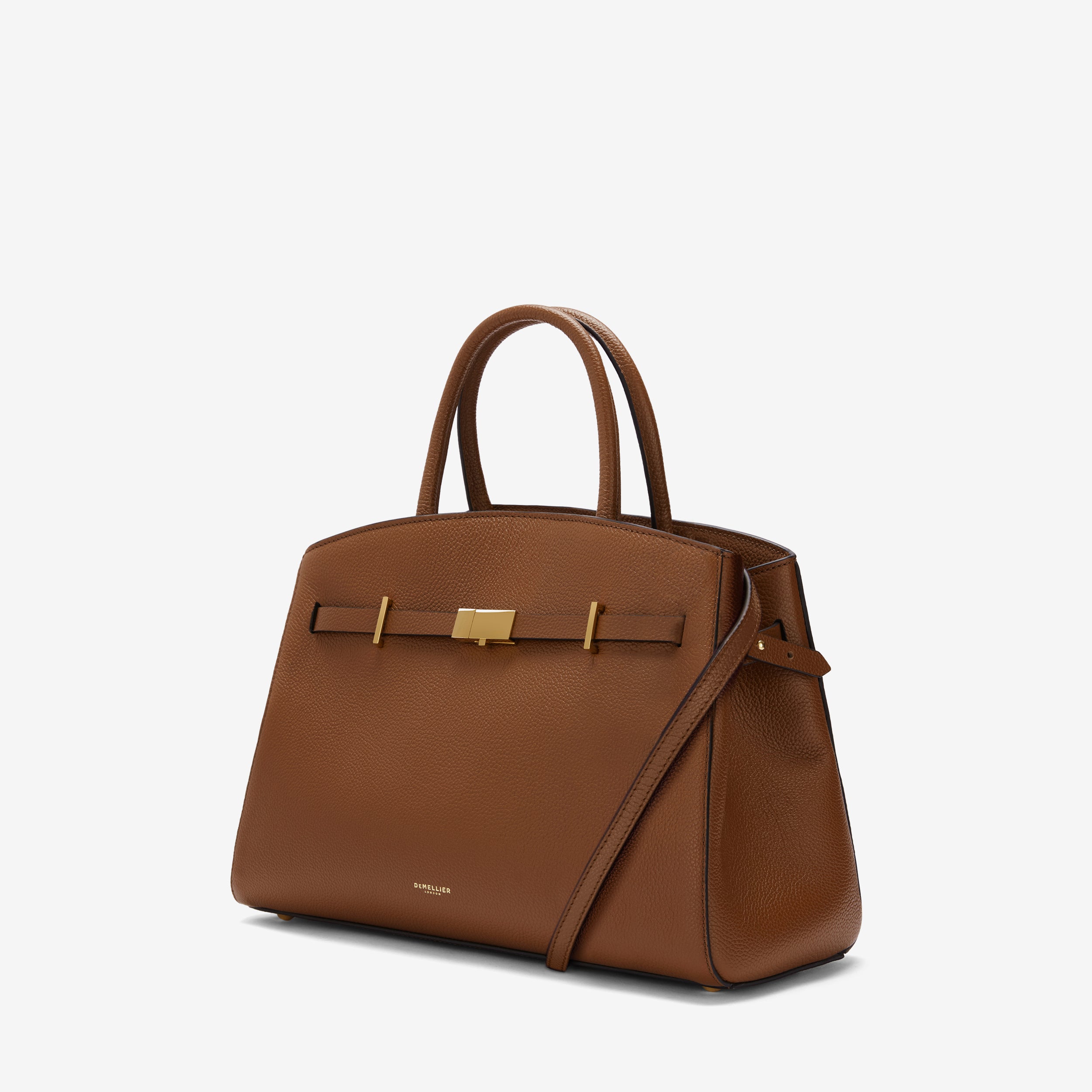 The Midi Hudson - tan small grain