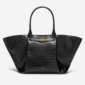 The New York - black croc-effect