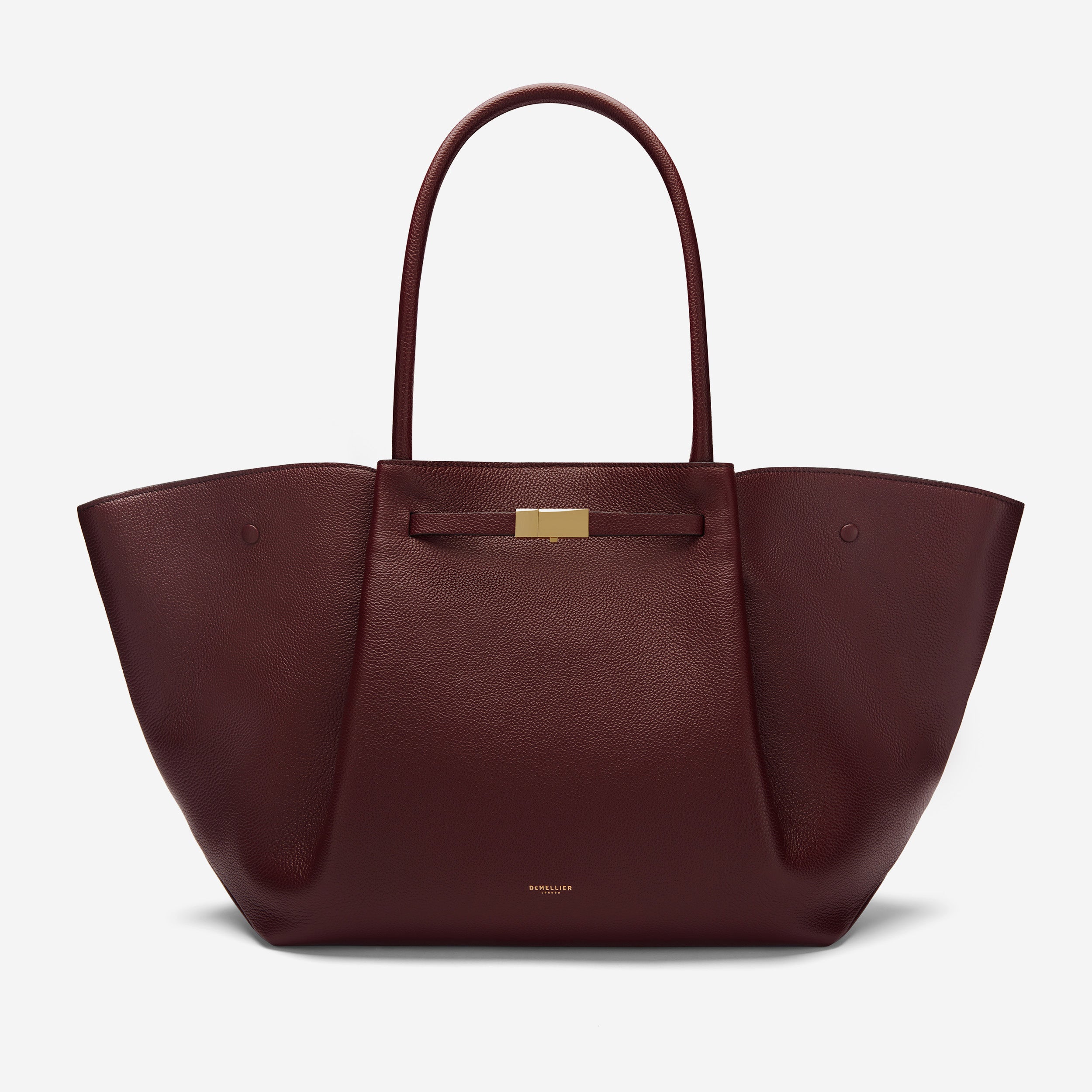 The New York - burgundy small grain