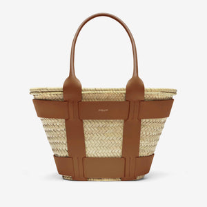 The Santorini - natural basket tan smooth